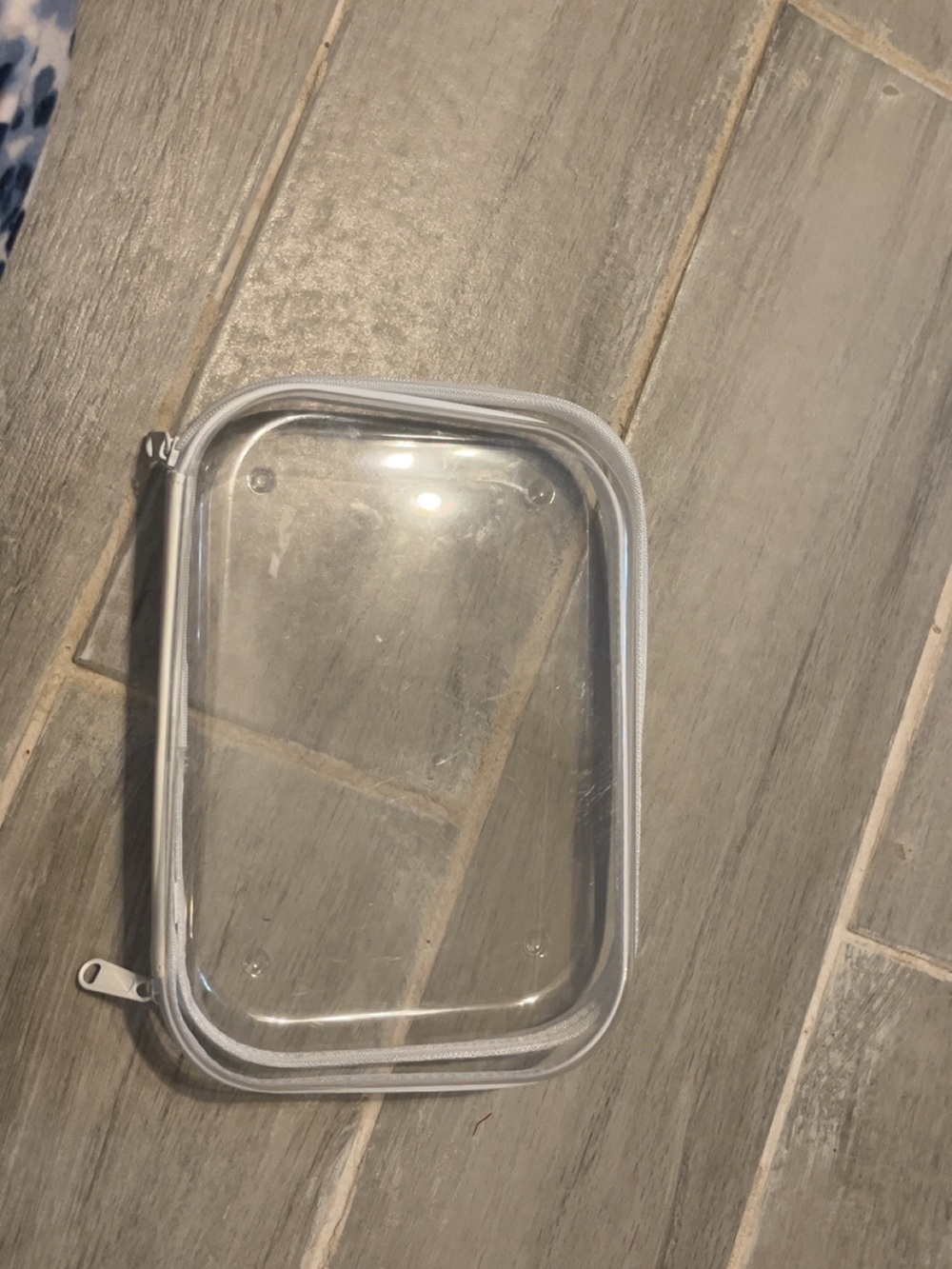 Clear Zip Pouch by